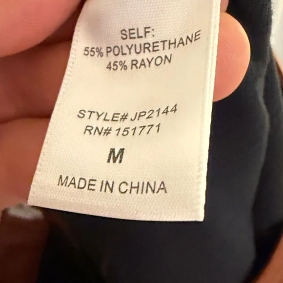 Lane 201 Bronzed Broadway Vegan Leather Pant Brown Straight Leg Split Hem, M - Picture 8 of 8